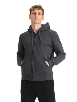 basic zip hood m