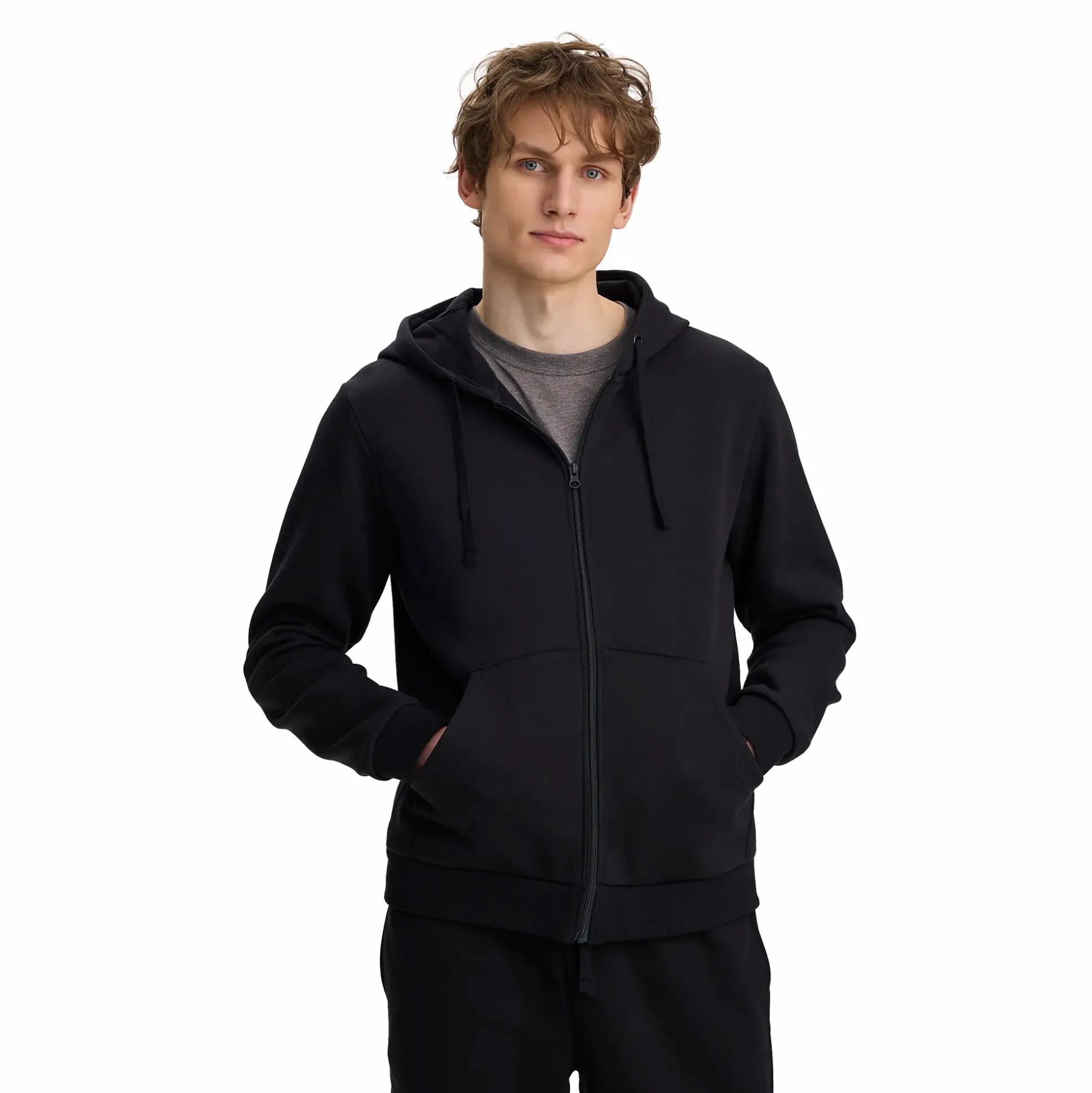 basic zip hood m