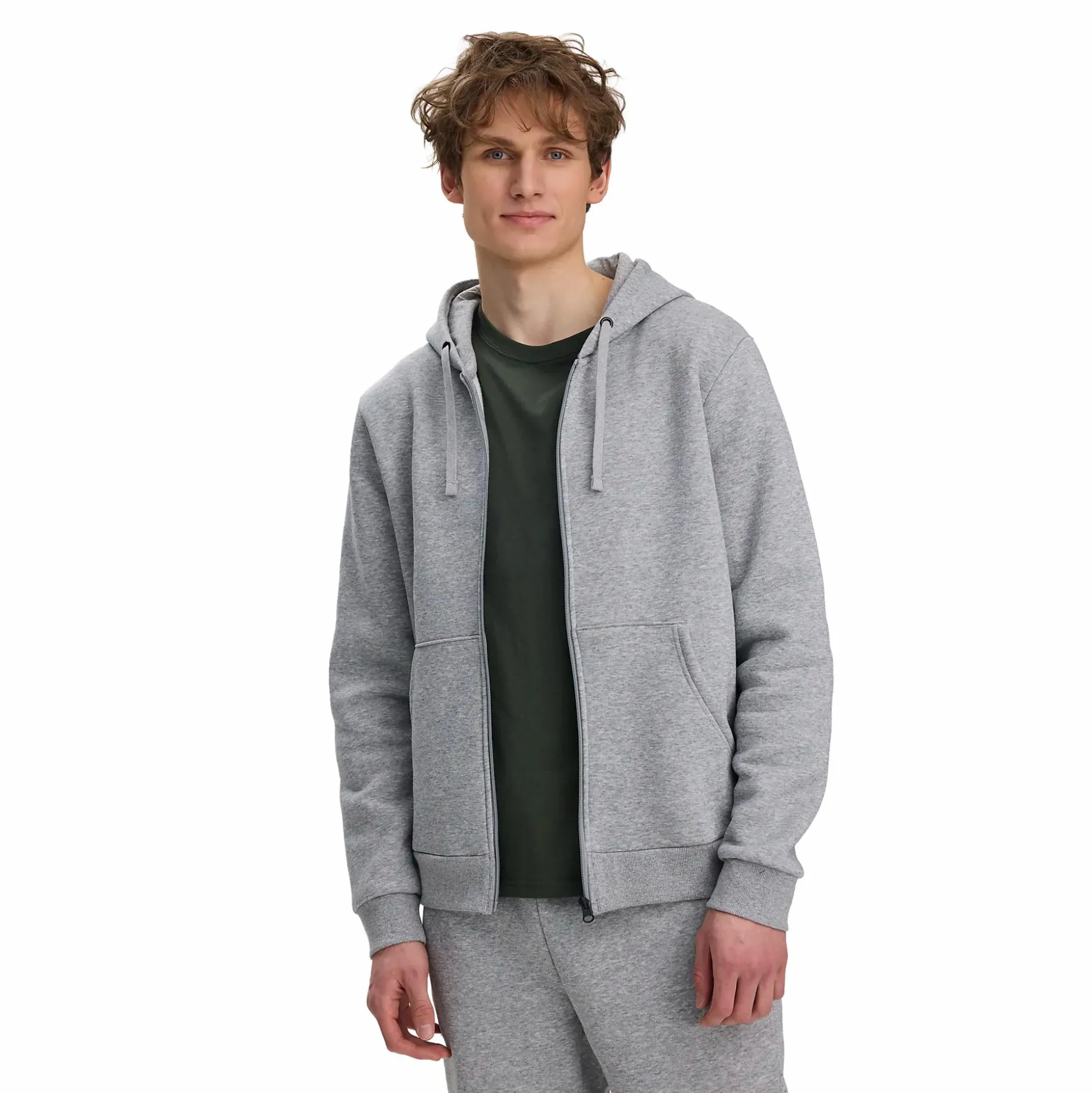basic zip hood m
