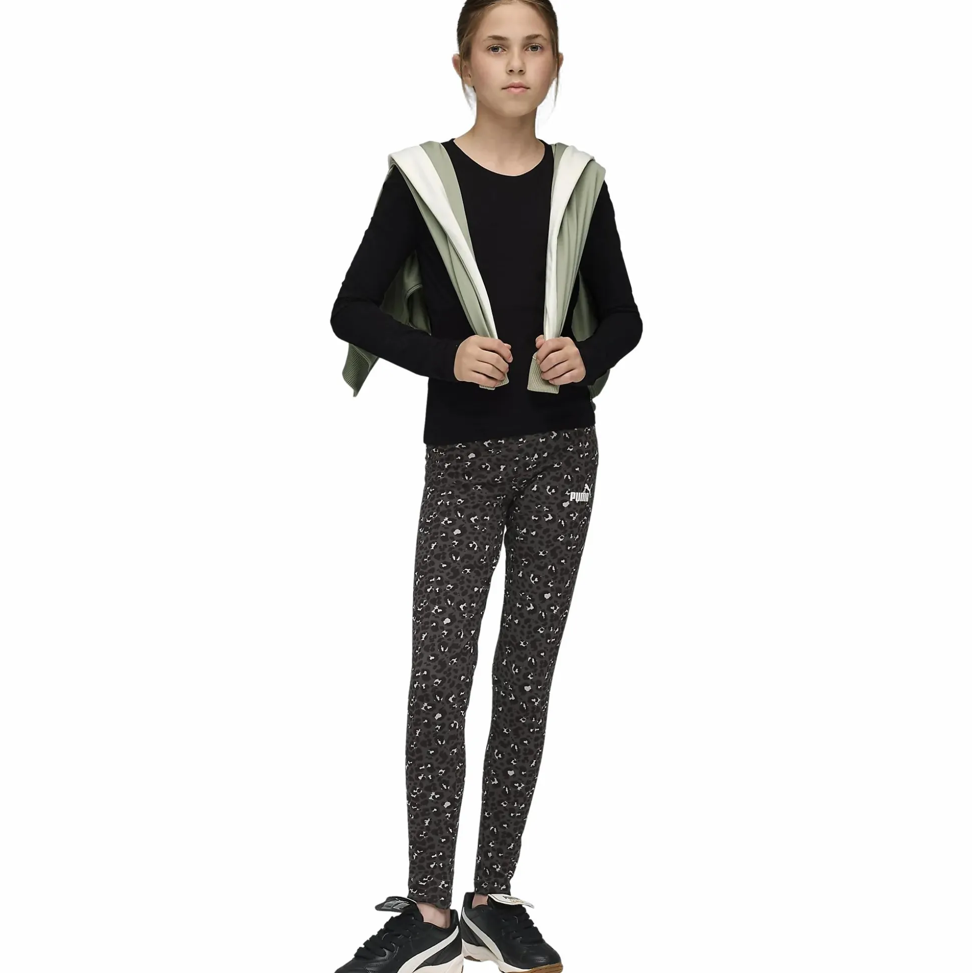 ess animal leggings jr