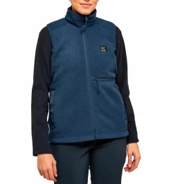 malung pile vest women