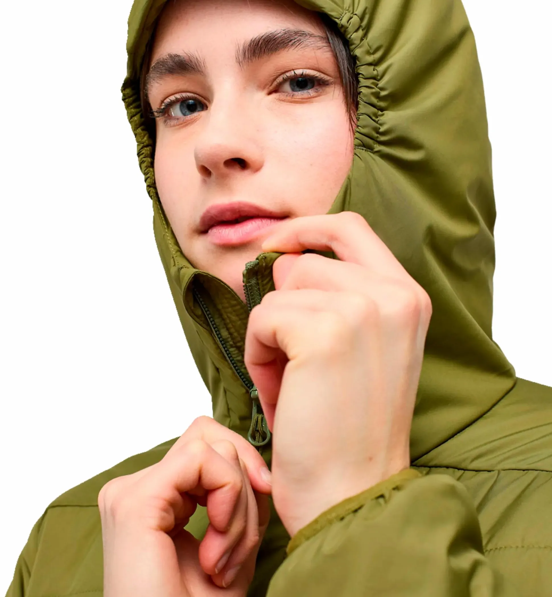 mimic silver hood women