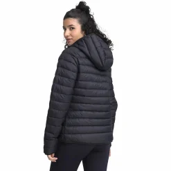 padded hood jacket w