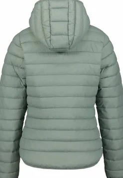 padded hood jacket w