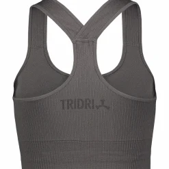 ribbed seamless bra w