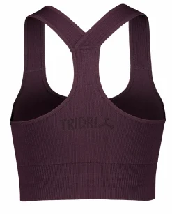 ribbed seamless bra w