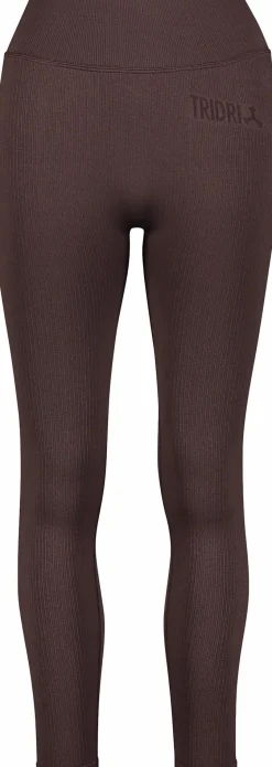 ribbed seamless tights w