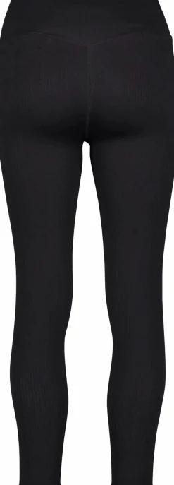 ribbed seamless tights w