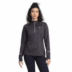 run half zip, pitkähihainen treenipaita, naisten