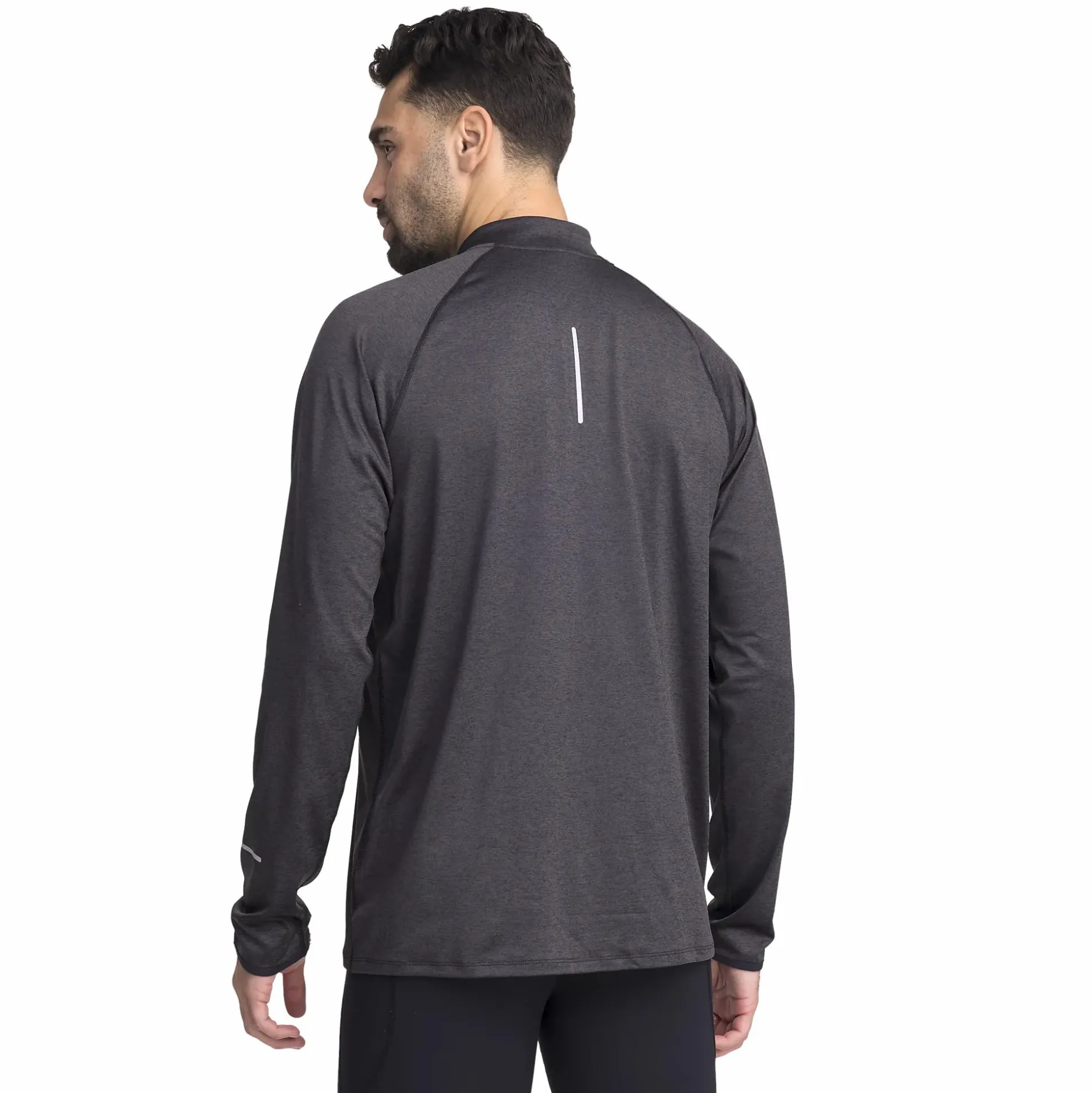 run half zip, pitkähihainen treenipaita, miesten