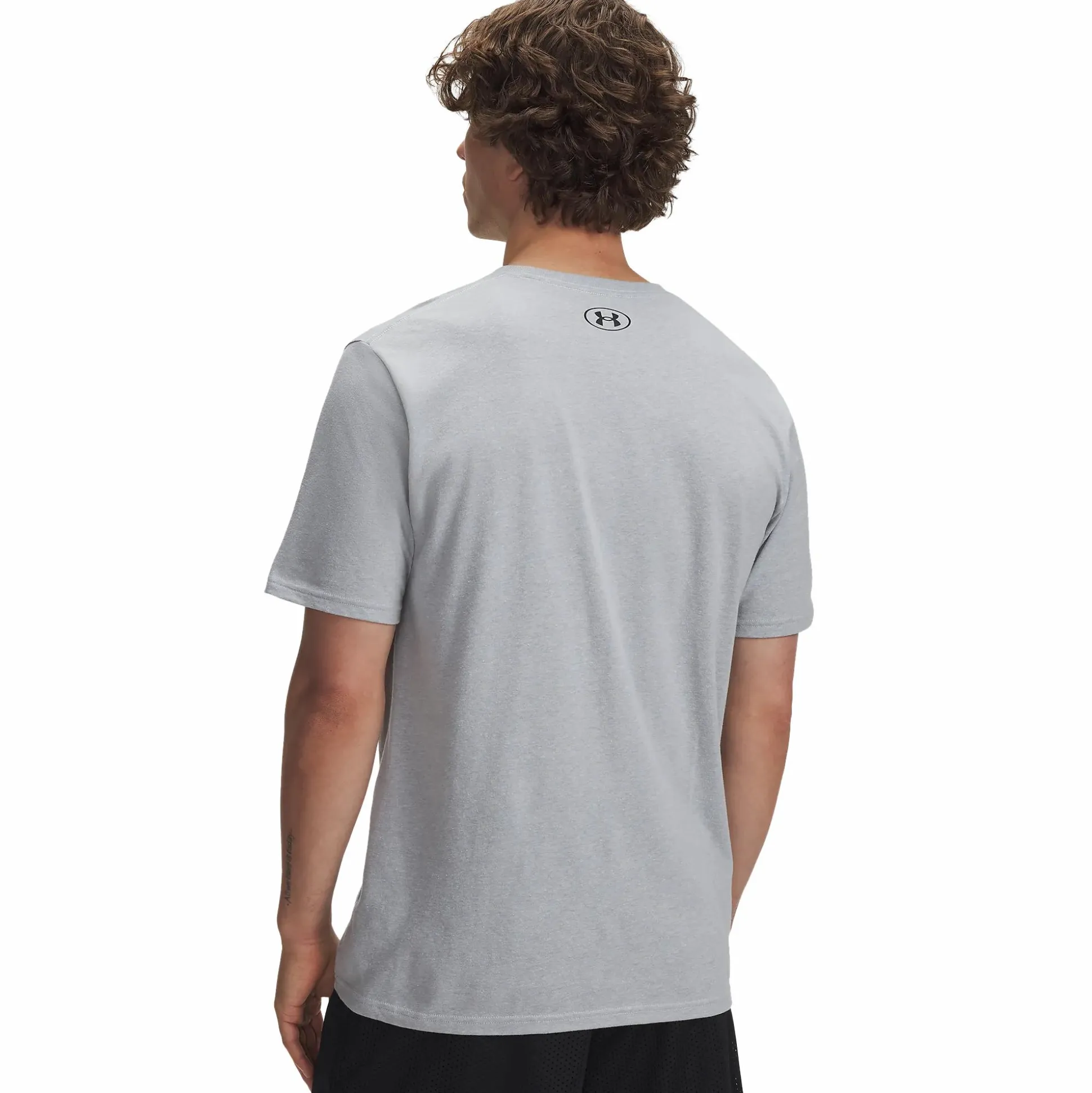 ua camo chest stripe ss-blk m