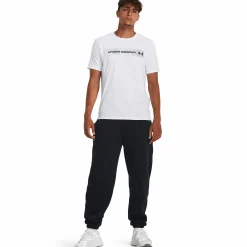 ua camo chest stripe ss-blk m