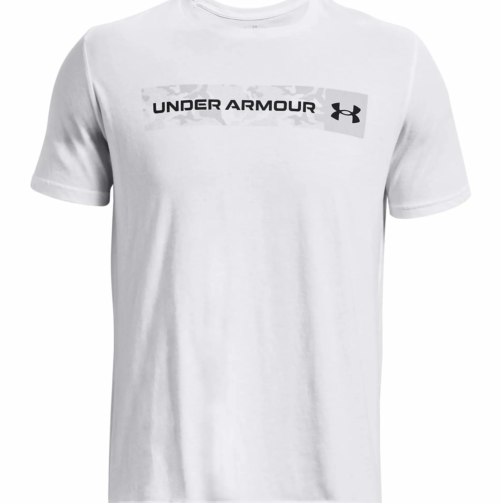 ua camo chest stripe ss-blk m