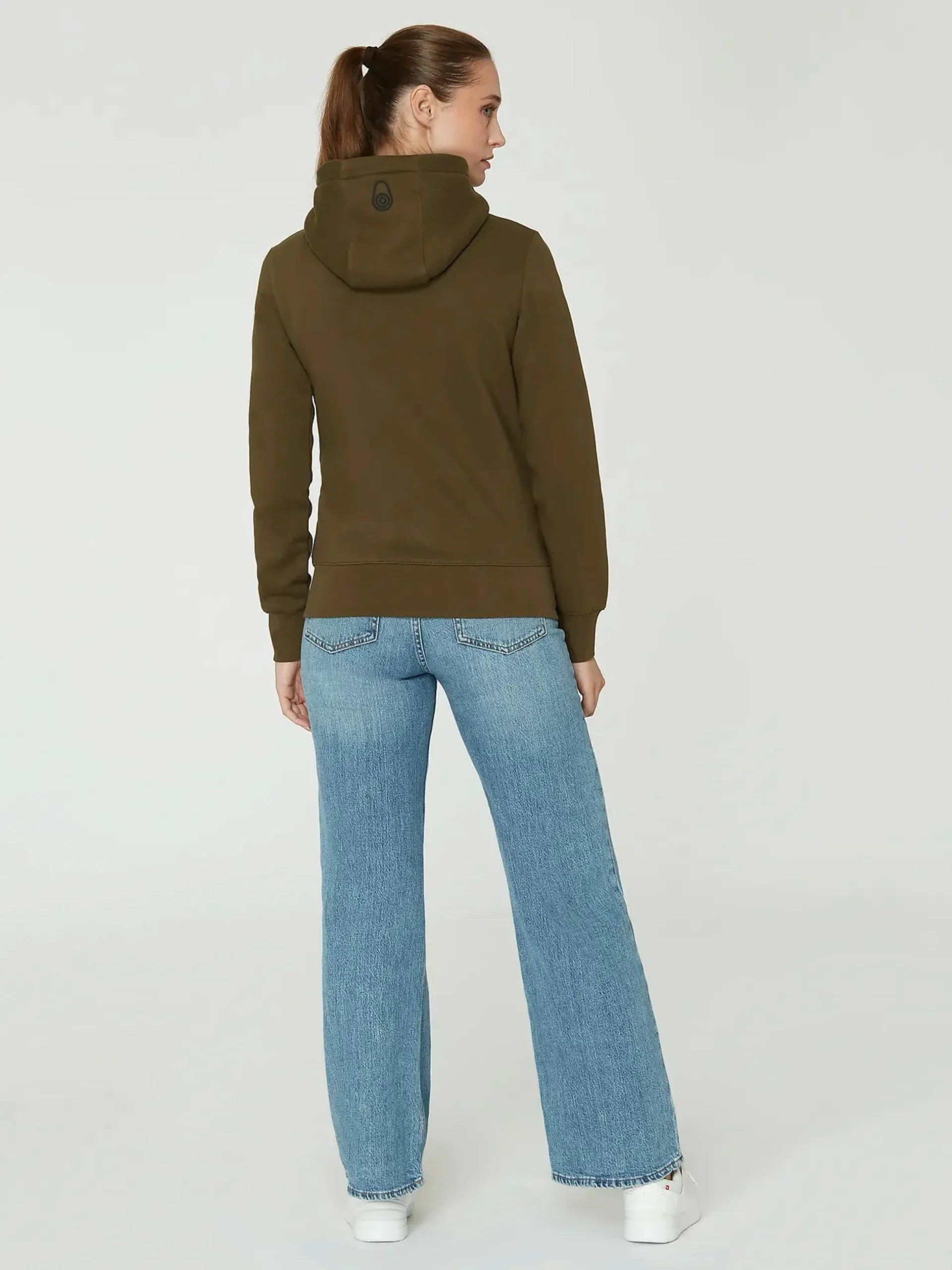 w gale logo zip hood