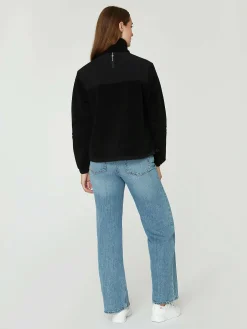 w gale pile half zip